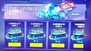 LEVELUP PASS 800 DIAMOND || LEVEL UP PASS TOP UP | New Evo Vault Groza Return | #freefire #babuff143