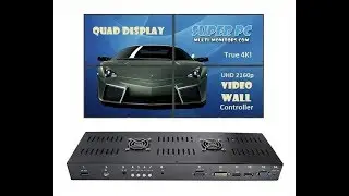 SUPER PC | 4K 2X2 Quad VIDEO WALL CONTROLLER