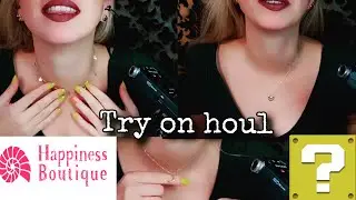 T&Uuml;RK&Ccedil;E ASMR ~ Siparişlerim geldi ~ Happiness Boutique ~ Necklace try on houl