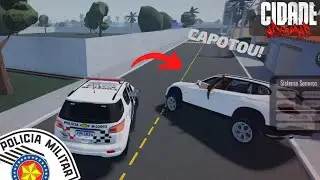 BMW CAPOTOU NO PINOTE!!! PMESP NO ROBLOX
