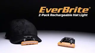 EverBrite&reg; | 2-Pack RECHARGEABLE Hat Light 🧢