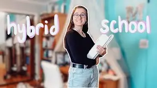hybrid school vlog: a vlog of my online school days
