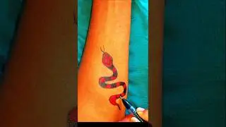 snake tattoo  design #tattoo #virl #artist