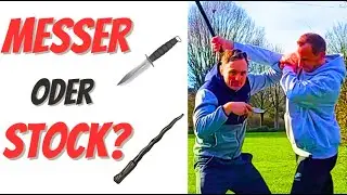 Messer 🔪oder Schlagstock🥢- Was ist besser im Kampfsport? Was würdest du nehmen?