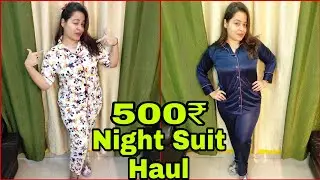 Girls Night Suit Idea || Amazon Night Suit Haul under 500₹ || Night Suit for Girls || #nightsuit