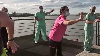 Jerusalema personal del cti pediátrico Salto Uruguay