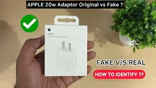 Original vs Fake Apple iPhone Charger | Apple 20W USB-C Power Adaptor Original vs Fake in Kannada 