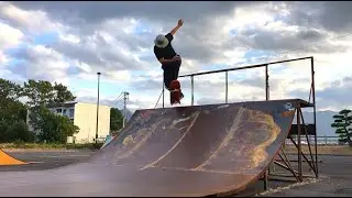 51才👴昨日の運動🌞🛹 20241210 #バックテール #オーリー #ミニランプ