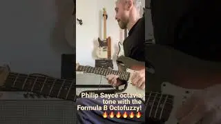 @PhilipSayceMusic  Octavia Tone with  @FormulaBPedals Octofuzzy