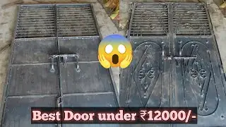 Best iron door 🚪👍| Dubble palla door 😎🔥 #viral #fabrication #diy #welding #doors #iron #trending