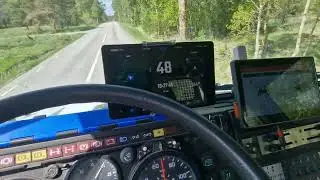 Cruising with my unimog u1300 doka on 395/85 R20 tires !!!