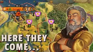 Georgia REALLY wants to convert my capital [Civ 6 Mongolia Ep.2]