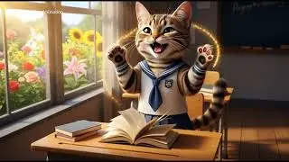 म्याऊँ म्याऊँ बिल्ली करती |Meow Meow Billi Karti |Funny 3D Cat Rhyme for Kids