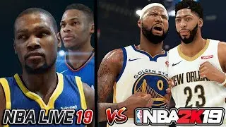 NBA 2K19 vs NBA LIVE 19! MUST SEE Before Buying