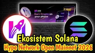 Airdrop Ekosistem Solana Potensi Cair ✅ Airdrop Hype Network Terbaru, 2026 Open Mainnet Solana Chain