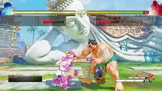 STREET FIGHTER V Lucia Oicho Throw Wakeup Options