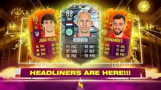 INSANE HEADLINERS TEAM 1, NEW ICON SWAPS & FLASHBACK ROBBEN! - FIFA 21 Ultimate Team