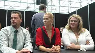NYCC 2019:  ROSWELL, NEW MEXICO - Chris Hollier, Lily Cowles, Carina Adly MacKenzie