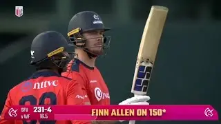 Highest Total in MLC History🔥🔥 Finn Allen Thrilling 151 Runs in MLC