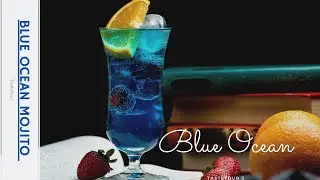 Blue ocean mojito Recipe | Blue ocean Drink banane ka Tareeka |Blue Ocean Restaurant Style Drinks