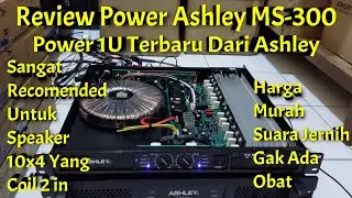 Review Power Ashley MS-300 Tes Dari Hp Langsung Ke Power Tanpa Mixer