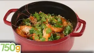 Recette du Risotto de quinoa, gambas & légumes - 750g