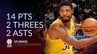 Marcus Smart 14 pts 2 threes 2 asts vs Kings 2025 Preseason