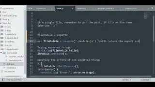 NodeJS - Export and Import another file (module)