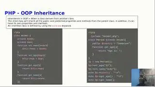 22 - Inheritance and Method Overriding in PHP.