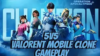 Operation Apocalypse 120 FPS Pro Gameplay | HYPER FRONT 2.0 VALORENT MOBILE CLONE