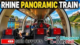 A ride in an SBB First Class Panorama Coach along the Rhine Valley