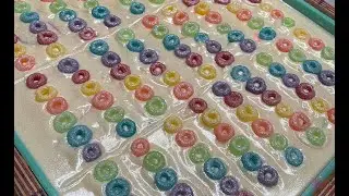 Fruity Rings Cold Process Soap Making and Cutting | BoooBerry Soaps and Candles