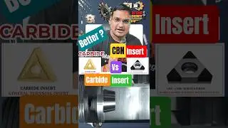 CBN VS CARBIDE INSERT - HOW TO SELECT INSERTS BASED ON HARDNESS AND PRECISION #cnctooling