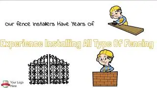 Fencing Company Whiteboard Female Voice Local Video Ad Demo