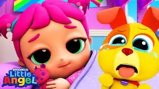 Jill and Bingo Are Sick | Animal Learning Videos | Little Angel Kids Songs & Nursery Rhymes