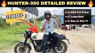 Royal Enfield Hunter 350 2025 Detailed Review | Price, EMI, Mileage, Buy or Not?