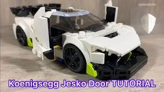 Lego 76900 Koenigsegg Jesko Door TUTORIAL || FULL MOD TUTORIAL