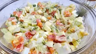 ¿YA PREPARO ENSALADA ASÍ? FÁCIL Y MUY DELICIOSA