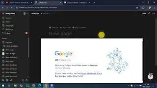 Как установить Google Календарь на Notion