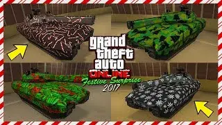 GTA Online Festive Surprise 2017 DLC NEW Christmas Liveries - FREE Christmas Gifts From Rockstar!