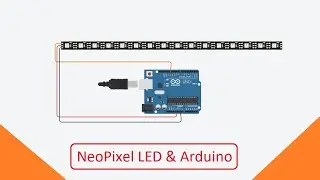 Neopixel with Tinkercad and Arduino