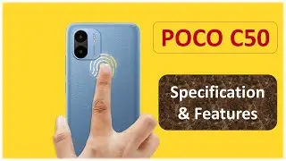 Poco C50 Specifications & All Features. 120 Hz Touch Sampling rate.