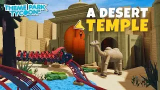 Building the NEW Powered Coaster Through a Hidden Oasis 🌴 / POV TPT2