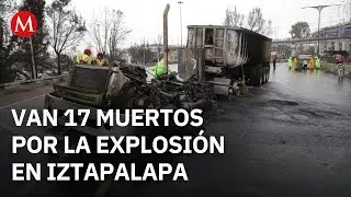 Sube a 17 la cifra de muertos por explosi&oacute;n de pipa en Iztapalapa