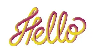 Lettering 3D - Illustrator