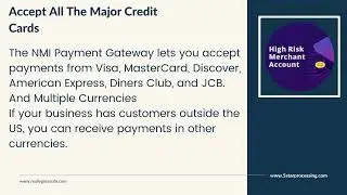 NMI Merchant Account features and sign up information
