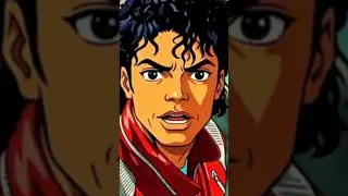 Michael Jackson - Beat It part 2 (AI Animation) #music #michaeljackson #thriller