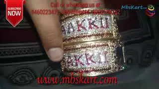 Latest and Best Bridal bangle set, suhag chuda, punjabi set, name and photo bangle designs