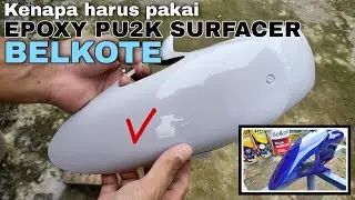 ANTI KERITING - EPOXY PU2K SURFACER BELKOTE X DITON PREMIUM ATLANTIS BLUE MENGKILAP CLEAR DITON