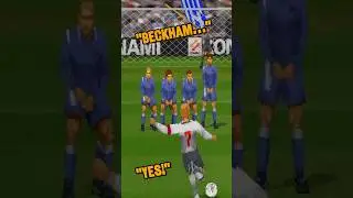 David Beckham 🏴󠁧󠁢󠁥󠁮󠁧󠁿 | Pro Evolution Soccer (PS1) ⚽🎮 #PES #ProEvolutionSoccer